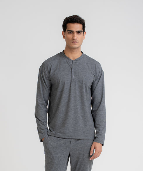 Men's LuxeLight Long Sleeve Henley
